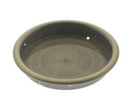 idh 25420H 15A Round Flush Pull - Antique Nickel