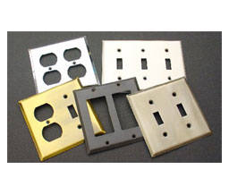 idh 28018L 10B Square Double Wall Switch Plate - Oil-Rubbed Bronze