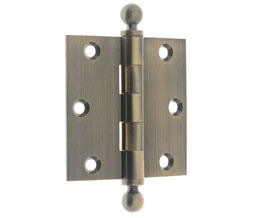 idh 80101J 014 Loose Pin Hinge Pair - 3" x 3" - Bright Nickel