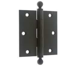 idh 80102J 015 Loose Pin Hinge Pair - 3-1/2" x 3-1/2" - Satin Nickel