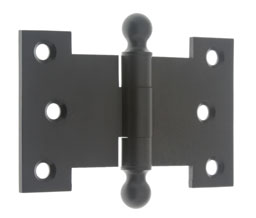 idh 80254J 005 Parliament Hinges With Ball Finials (Pair) - 2-1/2" x 4" - Antique Brass