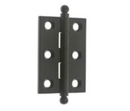 idh 82015G 019 Cabinet Hinge Pair- 2" H x 1-1/2" - Matte Black