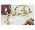 idh B33118N 003 Bel-Air Collection - Towel Ring - Polished Brass