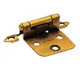 Siquar USA IE5003-6 Antique Brass Face Mount Variable Overlay Semi Concealed Self-Closing Hinge - 100 Prs.