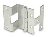 Rockford IHP388-26D Dull Chrome 388 Series 5 Knuckle for 13/16" Thick Doors Institutional Overlay Hinge - 1 Pr.