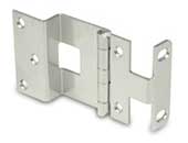 Rockford IHP7036-26D Dull Chrome 7036 Series 5 Knuckle for 1-3/8" Thick Doors Institutional Overlay Hinge - 1 Pr.