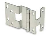 Rockford IHP849-26D Dull Chrome 849 Series for 13/16" Thick Doors 5 Knuckle Institutional Overlay Hinge - 1 Pr.