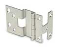Rockford IHP848-26D Dull Chrome 848 Series for 3/4" Thick Doors 5 Knuckle Institutional Overlay Hinge - 1 Pr.