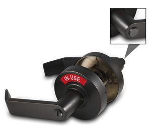 Indicator Lock C5FA-L Privacy  Indicator Lock and Lever in Oil-Rubbed Bronze - Left Handed - Non Reversible