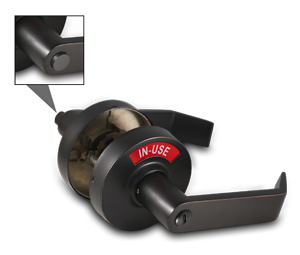 Vizilok C5FA-R ADA Door Lock with Indicator in Oil Rubbed Bronze - Right-Handed