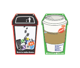 Indicator Lock C1FE Two sided Door Hanger "My mood Indicator"