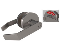 Indicator Lock C6FS Single Action Commercial Lock with In-Use or Vacant Indicator in 26D Satin Chrome