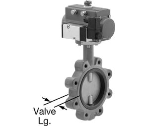 Industrial Hardware 157546 Flanged Air-Driven On/Off Valve Single ...
