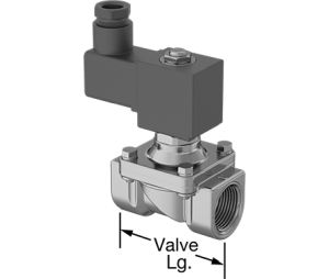 Industrial Hardware 32167 Brass Body Solenoid On/Off Valve Normally ...