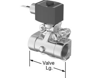 Industrial Hardware 72893 Brass Body Solenoid On/Off Valve for Steam ...