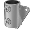 Industrial Hardware 44900 Galvanized Iron Slip-on Rail Fitting Flush Mount Flange Rail Support for 1-7/8" Rail OD