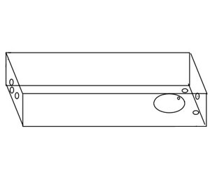 International Closers 311-BC Housing Box for Swinger 300 Pedestrian Gate Closer