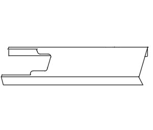 International Closers 311-UC U-Channel Arm Cover for Swinger 300 Pedestrian Gate Closer