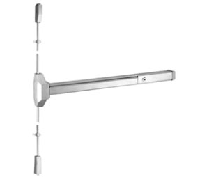 International Closers 5530F-US20A 36" Dark Oxidized Statuary Bronze Fire Rated Surface Vertical Rod Type Exit Device