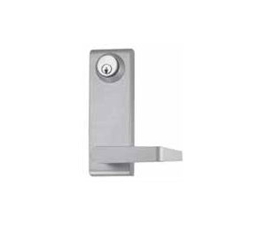 International Closers 88L01A-NC-US10 Satin Brass Classroom Cylinder Escutheon Lever - No Cylinder - Standard Lever