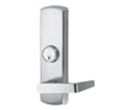 International Closers 89L01C-ICR-US26D Satin Chrom Night Latch Escutheon Lever - Interchangeable Core - Standard Lever