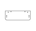 International Closers 9007 AL Flat Drop Plate for 9000-TP Series Surface Closers