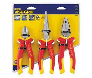 Irwin 10505519NA Vise-Grip 1000V Insulated Pliers Set - 3-Piece
