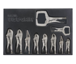 Irwin 1078TRAY The Original™ Locking Pliers Tray Set - 10-Piece