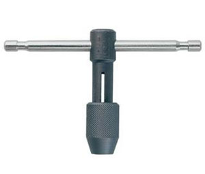 Irwin 12001ZR Hanson® T-Handle Tap Wrench - TR-1E - for Taps No. 0 to 1/4" (3 mm to 6 mm) - Carded