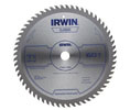 Irwin 15530ZR Classic Series Portable Corded Carbide Circular Saw Blade - Wood cutting, 7-1/4" Dia., 60-Tooth - Carded
