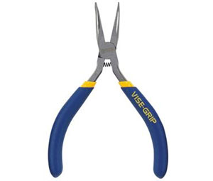 Irwin 1773611 Vise-Grip ESD Mini Pliers - BN5S Smooth Jaw Bent Nose with Spring - 4-1/2" (115 mm)