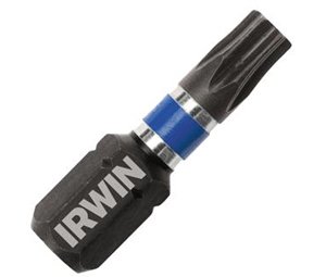 Irwin 1837417 Torx Tamper-Resistant Impact Insert Bit - T9-TR X 1" OAL - 1-Piece Carded