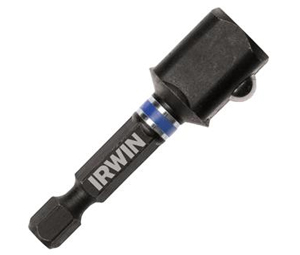 Irwin 1838559 Impact Socket Adapter - 1/4" to 1/2" X 2" OAL - 5-Piece Bulk Packing