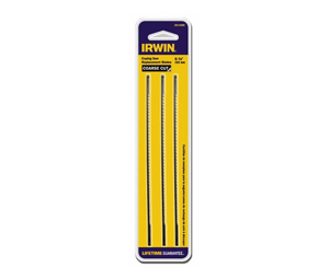 Irwin 2014501 Coping Saw Replacement Blades - Fine 21 pt. (Pack of 3 Blades)