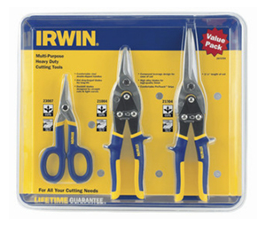 Irwin 2073704 Utility/Tinner Snips Set - 3-Pc. Set