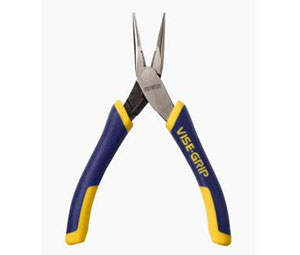 Irwin 2078905 Vise-Grip Mini Pliers - LN5 Long Nose with Spring & Cutter - 5-1/4" (135 mm)