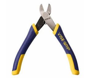 Irwin 2078925 Vise-Grip Mini Pliers - FD4 Flush-Cut Diagonal with Spring - 4-1/2" (115 mm)
