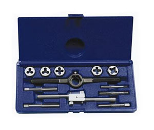 Irwin 24612 Hanson® 12-piece Fractional Tap & Hex Die Set in Plastic Case