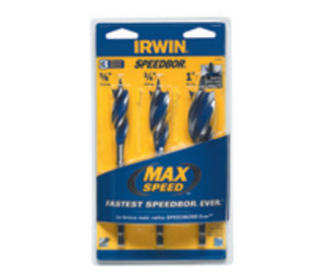 Irwin 3041003 3-piece Speedbor® Max™ Speed Bit Set