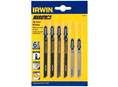 Irwin 3071001 U-Shank Jig Saw Blade Set - Assorted - 6-Piece Carded