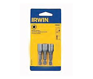 Irwin 3545973C Lobular Design Magnetic Nutsetter Set - 1-7/8" OAL - 3-pc. Carded