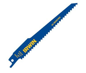 Irwin 372656BB Nail Embedded Wood Cutting Reciprocating Saw Blade - 6", 6 TPI - 50 Bulk Pack