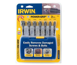Irwin 394100 Power-Grip™ Screw and Bolt Extractor Set - 7-Piece