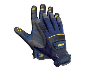 Irwin 432006 General Construction Gloves with Rubberized Finger Tips - X-Large