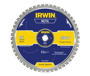 Irwin 4935557 Specialty Series Metal Cutting Circular Saw Blade - 8" Dia., 50-Tooth