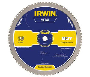 Irwin 4935561 Specialty Series Metal Cutting Circular Saw Blade - 10" Dia., 80-Tooth