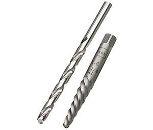 Irwin 53703 Hanson Spiral Screw Extractor & Drill Bit Combo Pack - 537 Series - EX-3 + 5/32"