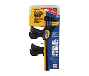 Irwin 5462 QUICK-GRIP Mini One-Handed Bar Clamp - 6" (15 cm), 2-Pack