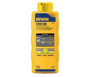 Irwin 65105 Strait-Line® Hi-Visibility Marking Chalk - Orange, 5 lb.