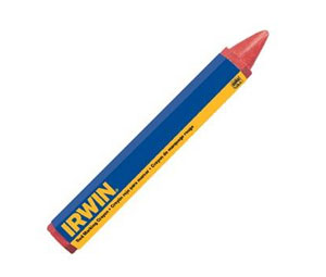 Irwin 66405 Strait-Line® Wax Based Lumber Crayon - White, 4-1/2" - 12 Bulk Pack